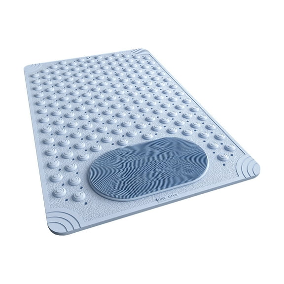 ChicYu Massage Suction Cup Shower Mat,Bathroom Floor Mat with Acupressure Nodes, Non-Fall Drainage Holes for Elderly Safety
