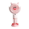 thumbnail image 1 of ChicYu Misting Handheld Fan with Water Spray,USB Rechargeable Portable Hydration Fan for Outdoor Activities, Cute Design Desktop Companion Pink, 1 of 5