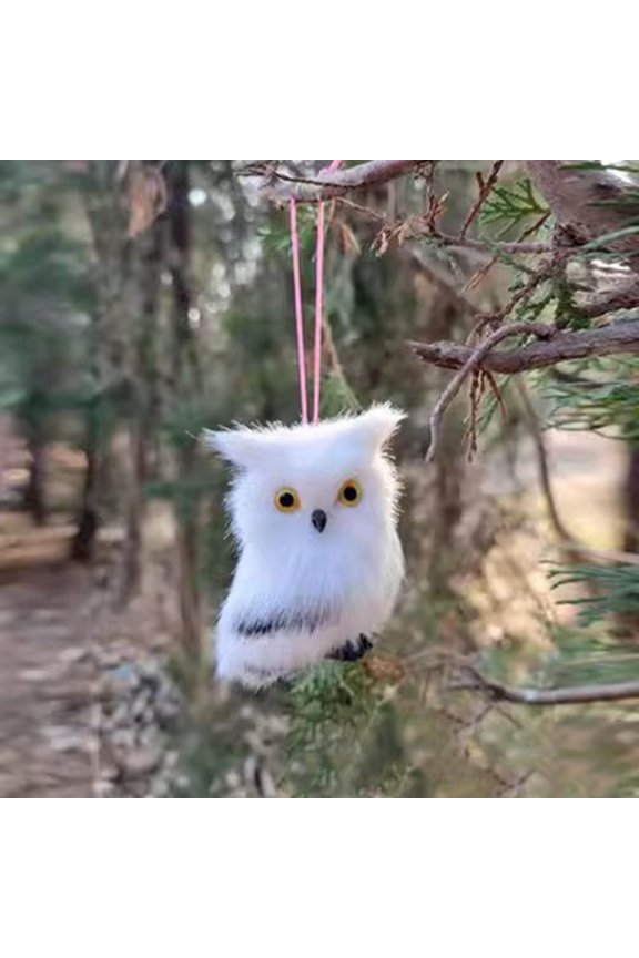 Owl Stuffed Animals, Wizard Party Favors Gift Birthday Decorations Plush Stuffy Keychains for Backpack Christmas Tree Pendant Model