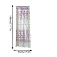 thumbnail image 1 of ChicYu Peony Print Sheer Curtain Window Voile Drape Valance Panel Fabric Floral Design Soft Light Filtering Home Decor Vintage Curtains, 1 of 5