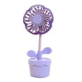 thumbnail image 1 of ChicYu Portable Mini Handheld Fan USB Rechargeable Battery Desk Table Fan Base Operated Small Makeup Eyelash Fan Women Girls Outdoor Cool Device, 1 of 5