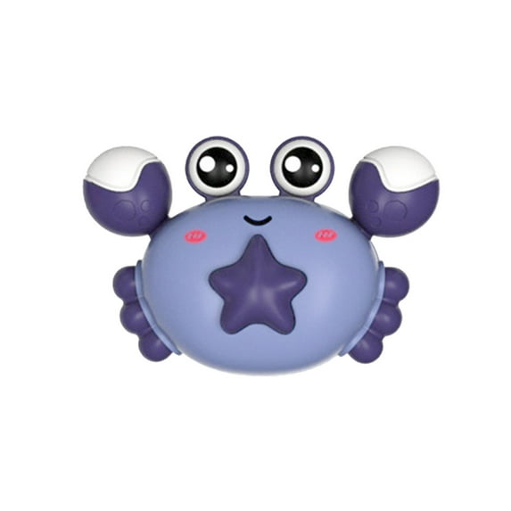ChicYu Push Light-Up Small Crab Kids' Pull Back Inertial Slide Car Baby Educational Toy Sliding Vehicle Lights Up When Pushed Sensory Development