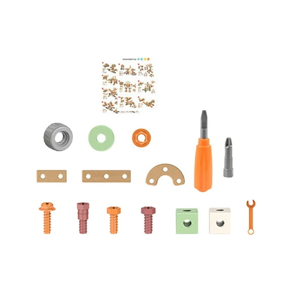 ChicYu Realistic Repair Tool Pretend Play Assembly Toy Set 59 Pieces Kids Role-Playing Kit Simulated Fixing Tools Educational Hands-On Play Develops Fine Motor Skills for Children