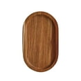 thumbnail image 1 of ChicYu Round Wooden Serving Platter Presentation Board Dinner Party Tray Bread Display Dishes Dried Fruit Serving Plates Natural Home Decor Item A, 1 of 5