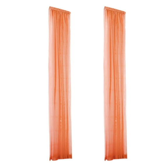 ChicYu Sheer Window Curtains Colorful Gauze Fabric Glass Door Transparent Screen Light Filtering Home Decor Window Dressing Transparent Window Screens