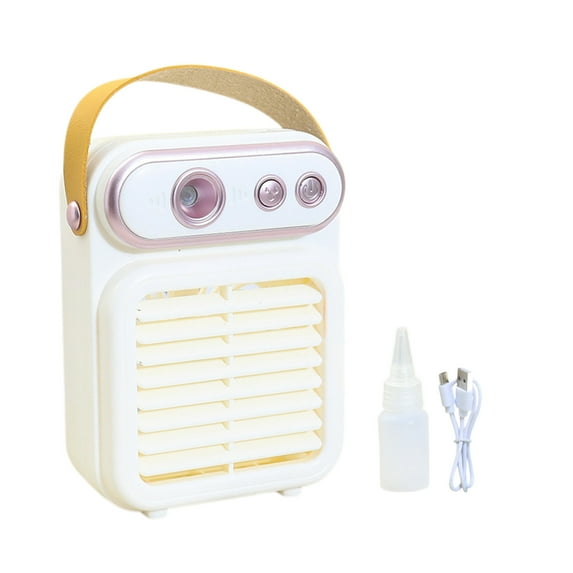 ChicYu Silent Portable Spray Fan USB Charging Outdoor Water Replenishment Three Speed Mini Fan Misting Cooler Mist Fans for Travel Outdoor Beach