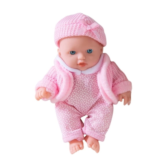 ChicYu Soft Rubber Doll Toy Girl Doll Gift Vinyl Doll Figurine Toy for Boys and Girls Safe Cute Appearance Suitable for Hugging and Pretend Play Kids' Gift