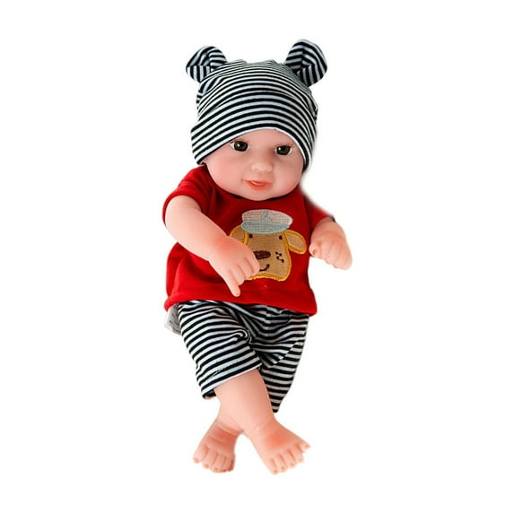 ChicYu Soft Rubber Doll Toy Girl Doll Gift Vinyl Doll Figurine Toy for Boys and Girls Safe Cute Appearance Suitable for Hugging and Pretend Play Kids' Gift
