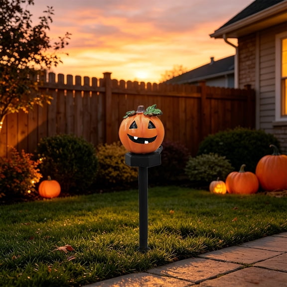 ChicYu Solar Hallo-ween Garden Light Outdoor Waterproof LED Stake Lamp for Yard Patio Lawn Holiday Seasonal Decor - Luz Solar Hallo-ween Jardín