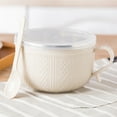 thumbnail image 1 of ChicYu Stainless Steel Instant Noodle Bowl with Lid Leak Proof Design Food Grade Material Microwave Safe for Home Dormitory Meal, 1 of 6