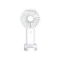 thumbnail image 1 of ChicYu Study Desk Fan with Foldable Hook USB Rechargeable Airflow Cooler,Double Mode Hanging Standing Fan for Dorm Bed Office Cubicle White, 1 of 5