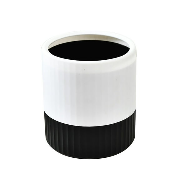 ChicYu Thickened Flip Lid Wastebasket for Bathroom Living Room Desktop Household Mini Trash Can Fingerprint-Proof Leakproof Base Quickly Release Hinge Multicolor