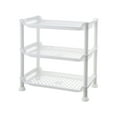 thumbnail image 1 of ChicYu Three Layer Storage Rack Bathroom Shelf Kitchen Organizer Multi Tier Desktop Countertop Space Saving Shelf Unit Organizing Toiletries White, 1 of 5