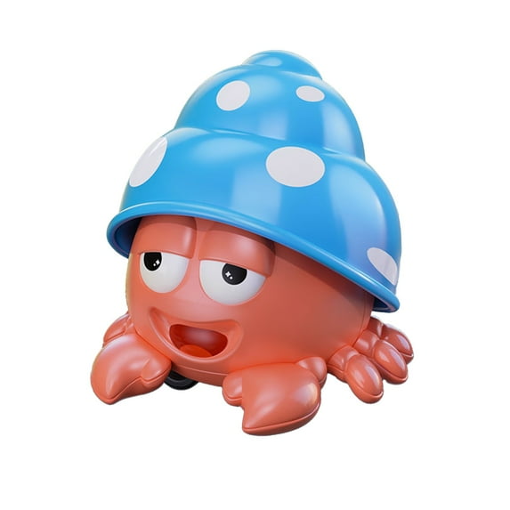 ChicYu Two-Way Pull Back Crawling Hermit Crab Inertial Pull Back Small Crab Educational Toy Realistic Dancing Crab Toy for Kid's Sensory Development