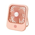 thumbnail image 1 of ChicYu USB Desk Fan with Foldable Stand Student Dormitory Necessary Air Circulator,Rechargeable Fan for Bedside Office Coolings Pink, 1 of 5