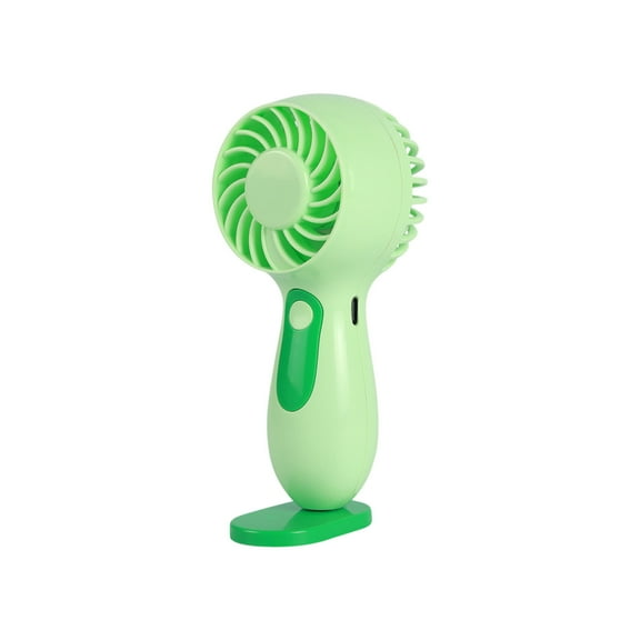 ChicYu USB Rechargeable Handheld Desktop Fan Detachable Base Three Speed Portable Mini Cool Device Summer Travel Office Desktop Fan
