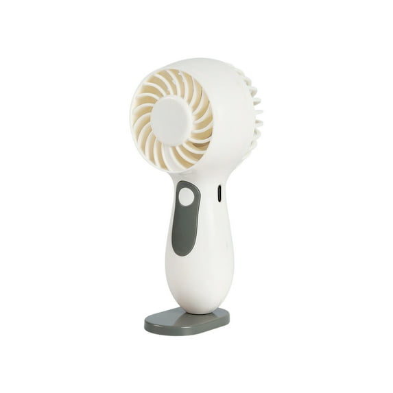 ChicYu USB Rechargeable Handheld Desktop Fan Detachable Base Three Speed Portable Mini Cool Device Summer Travel Office Desktop Fan