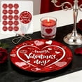 thumbnail image 1 of ChicYu Valentine's Day Disposable Tableware Set Paper Plates Cups Napkins Dinnerware Kit for Home Party Wedding Anniversary Holiday Decor, 1 of 6