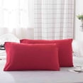 thumbnail image 1 of ChicYu Washable Autumn And Winter Thickened Pillowcover Soft Warm for Home Decor Daily Use and Cold Season Comfortable Solid Color Pillowcover, 1 of 6