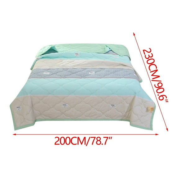 ChicYu Washed Cotton Air Conditioning Quilt Queen Size,Summer Bedding for Sensitive Skin,Breathable Thin Quilt Core AirConditioning Quilt for Summer