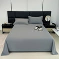 thumbnail image 1 of ChicYu Washed Cotton Solid Color Bed Sheet Single Bed Sheet Soft Breathable Fabric Wrinkle-proof Lightweight Easy to Wash and Maintain Compatible with Standard Beds, 1 of 6