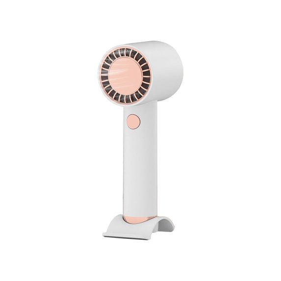 ChicYu Wearable Turbo Handheld Fan Strap Handheld Double Mode,Runtime USB Rechargeable Fan for Outdoor Walking Campus Commute White