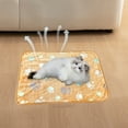 thumbnail image 1 of ChicYu Winter Warm Pet Mat for Cats Dogs Waterproof Pee Pad Absorbent Leak Proof Design Reusable Washable for Home Kennel Crate Pet Bed, 1 of 6