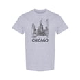thumbnail image 1 of Chicaco Cityscape T-Shirt Men -Image by Shutterstock, Male Medium, 1 of 4