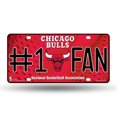 thumbnail image 1 of Chicago #1 Fan Metal License Plate - Licensed By Rico, 1 of 1