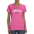 thumbnail image 1 of Chicago 1998 College Style T-Shirt Women -Image by Shutterstock, Female x-Large, 1 of 4