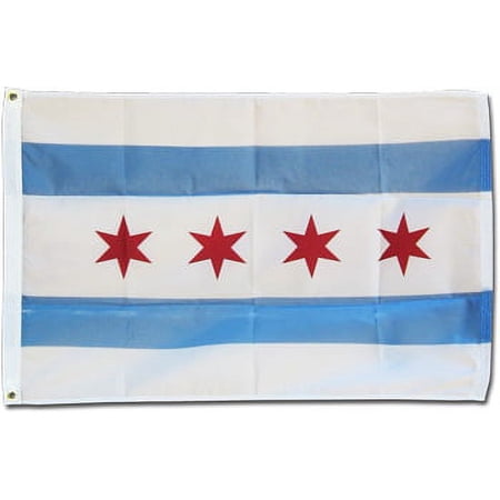 Chicago - 2'X3' Nylon Flag