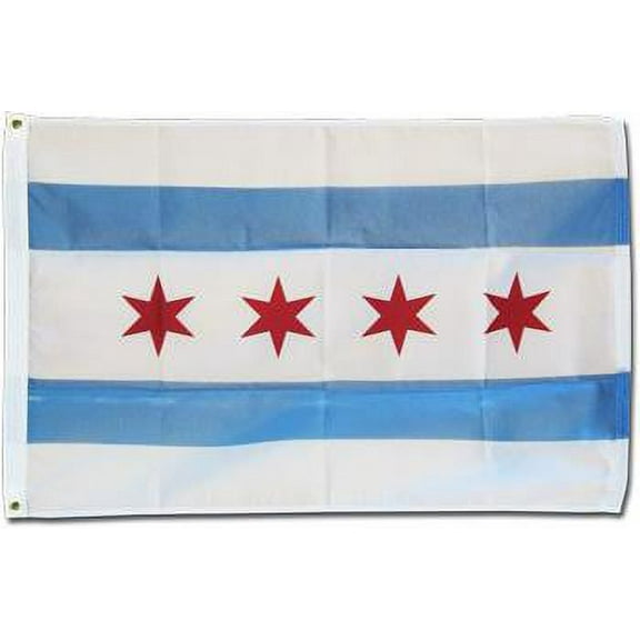 Chicago - 3'X5' Nylon Flag