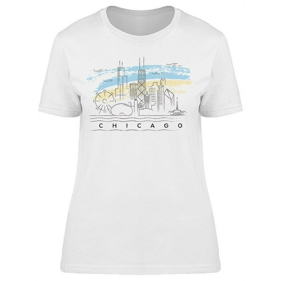 Chicago And  T-Shirt Women -Image by Shutterstock, Female x-Large