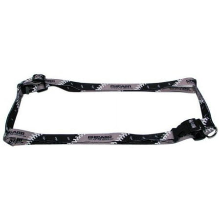 Chicago Baseball White Sox Extra Small XS 5/8 Inch Wide Adjustable Dog Harness 8" - 14"