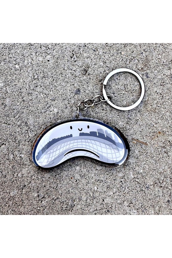 Chicago Bean Keychain | Cute Keychain | kawaii keychain | cute chicago keychain | chicago trip keychain | cute chicago gift | chicago art