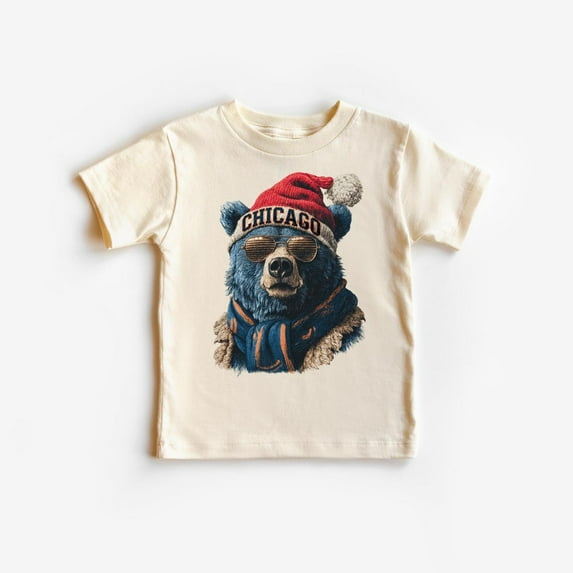 Chicago Bear T-Shirt, Santa Hat Tee All Size S-5Xl