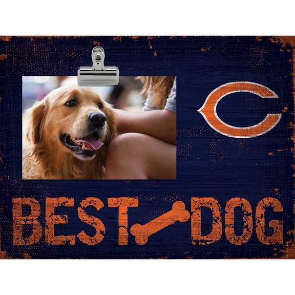 Chicago Bears 10.5" x 8" Best Dog Clip Photo Frame