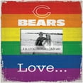 thumbnail image 1 of Chicago Bears 10'' x 10'' Love Pride Frame, 1 of 1