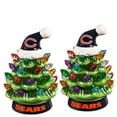 thumbnail image 1 of Chicago Bears 2-Pack 4" Ceramic LED Christmas Tree Set, 1 of 3