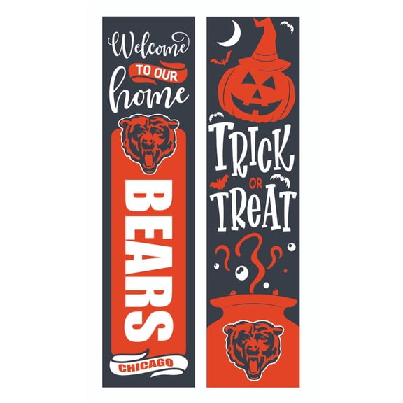 Chicago Bears 47" Double Sided Halloween Leaner Fan Sign