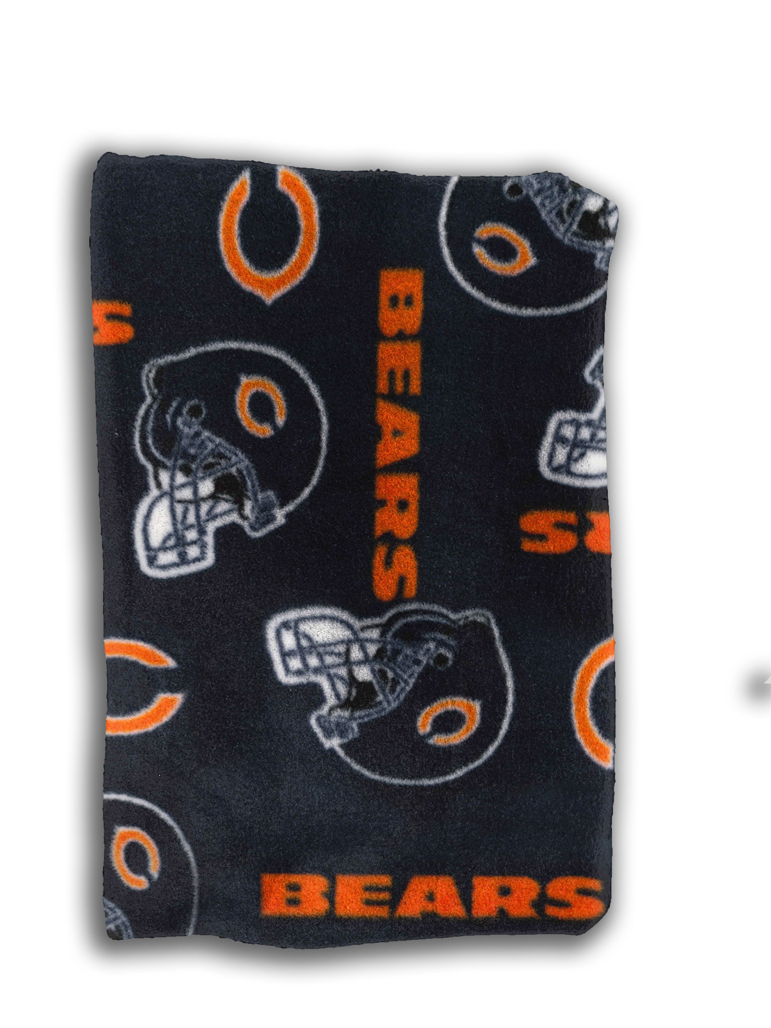 Amazon.com: NFL Cotton Broadcloth Chicago Bears Orange/Navy