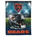 thumbnail image 1 of Chicago Bears 60" x 80" Stadium Lights Blanket, 1 of 1