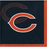 Chicago Bears Beverage Napkins, 48 Count