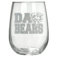 thumbnail image 1 of Chicago Bears Etched 17oz. Rally Cry Stemless Wine Glass, 1 of 1