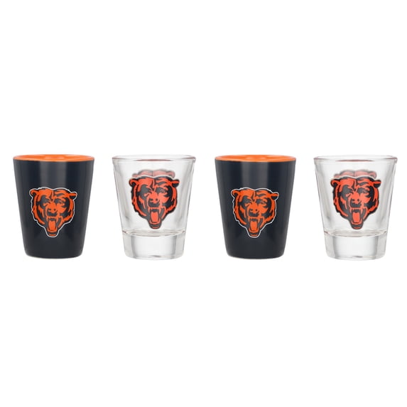 Chicago Bears Four-Pack Shot Glass Set