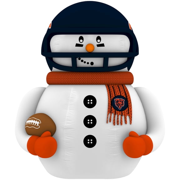 Chicago Bears 7' Inflatable Snowman Player