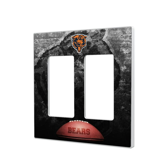 Chicago Bears Legendary Design Double Rocker Lightswitch Plate