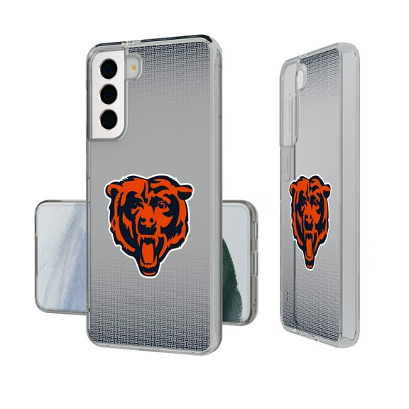 Chicago Bears Linen Logo Galaxy Clear Case