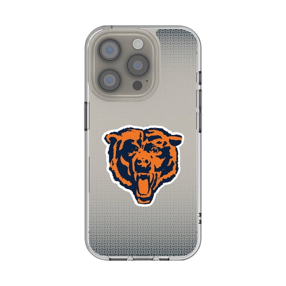 Chicago Bears Linen Logo iPhone Clear Case