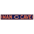 thumbnail image 1 of Chicago Bears Man Cave Steel Street Sign, 1 of 1